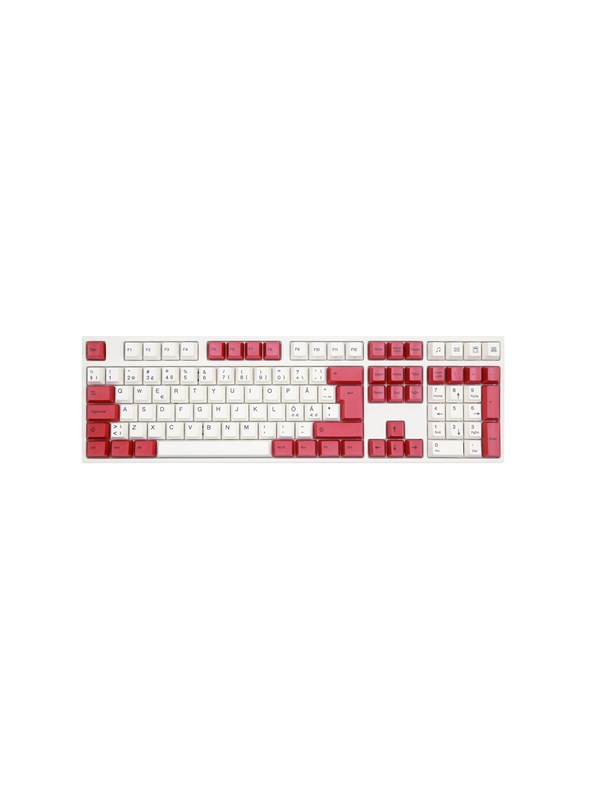 Hvid Varmilo Vea109 Special Edition White Plate Red Gaming Tastatur Nordisk - Varmilo Gaming  - 6924427358541