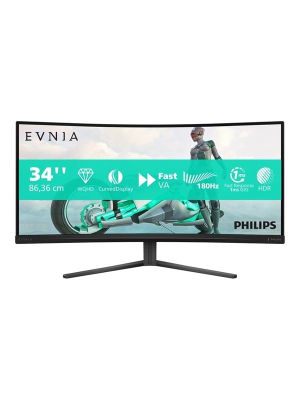 Ampquot Philips Evnia 3000 3440x1440 Uwqhd 180hz Fast Hdr10 Curved - Philips Gaming  - 8721038001945
