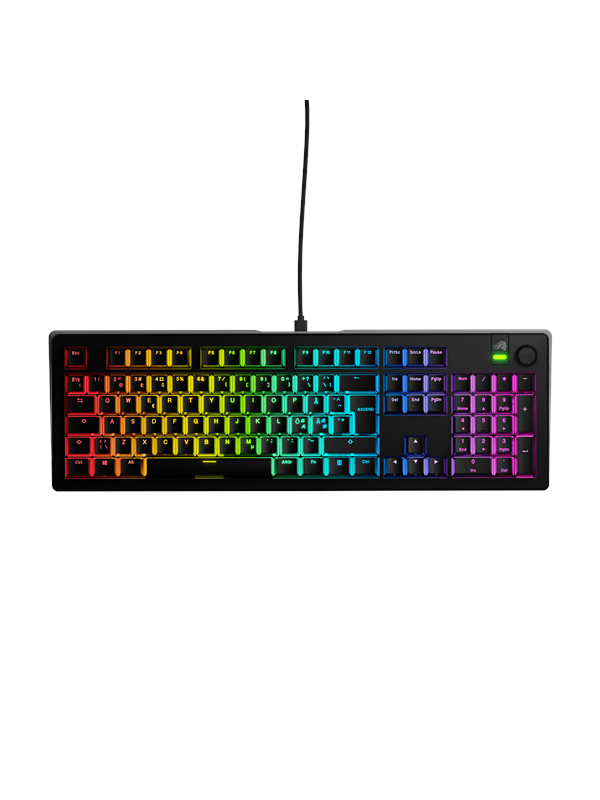 Sort Glorious Gmmk 100 Prebuilt Fox Linear Gaming Tastatur Nordisk - Glorious Gaming  - 840408300964