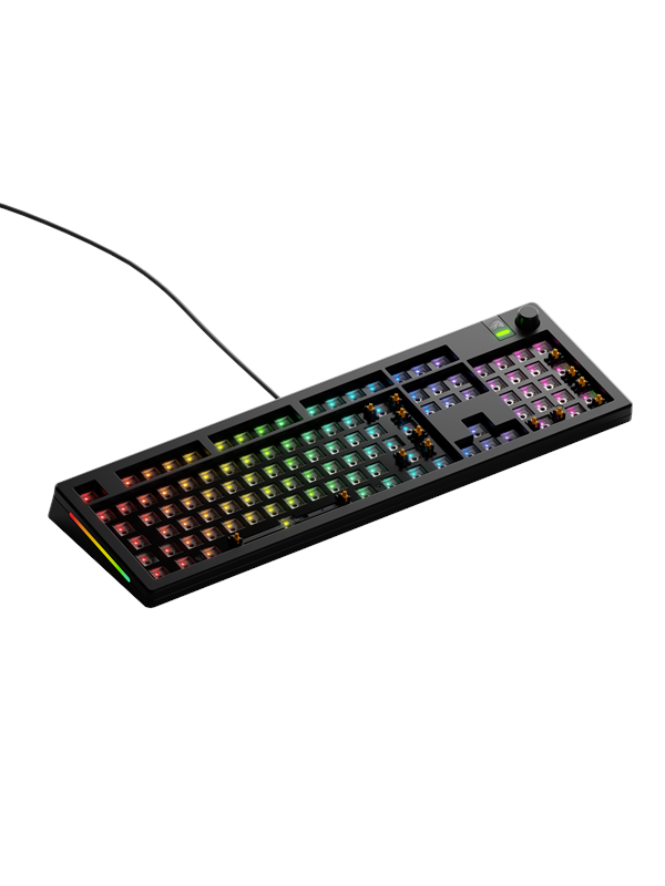 Sort Glorious Gmmk 100 Barebone Iso Gaming Tastatur - Glorious Gaming  - 810069976068
