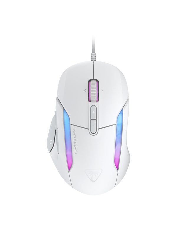 Hvid Turtle Beach Kone Gaming Mus Optisk Knapper - Turtle Beach Gaming  - 731855710034