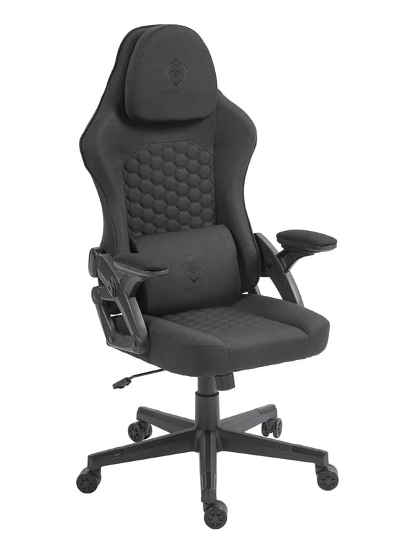 Sort Deltaco Dc130 Gaming Chair Black With Soft Linen Fabric - Deltaco Gaming  - 7333048067043