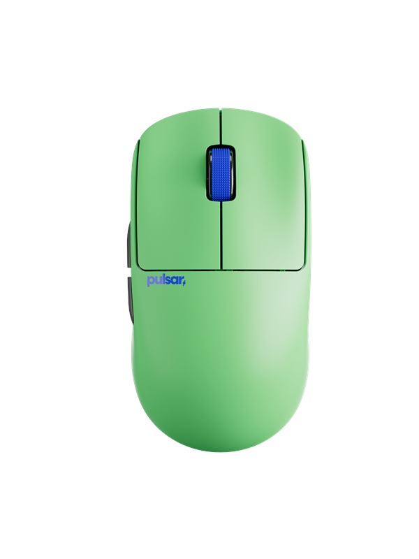 Grøn Pulsar Crazylight Wireless Aqua Zest Gaming Mus Optisk Knapper - Pulsar Gaming  - 8809752621554