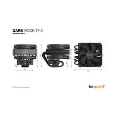 Sort Quiet Dark Rock Processor Køler Pack 135 - Listan Gaming  - 4260052188705